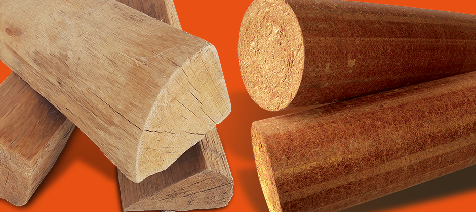 Bûche de bois densifié et bûche de bois traditionnel : quelles différences  ? - Crépito